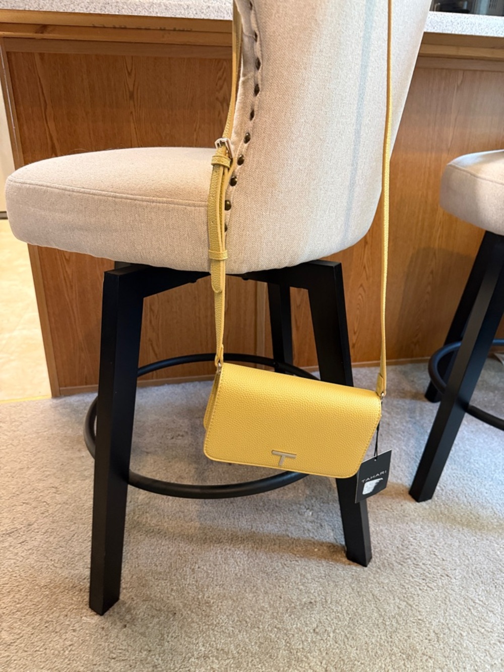 Tahari Citron crossbody